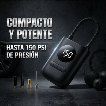Compresor de aire eléctrico digital portátil
