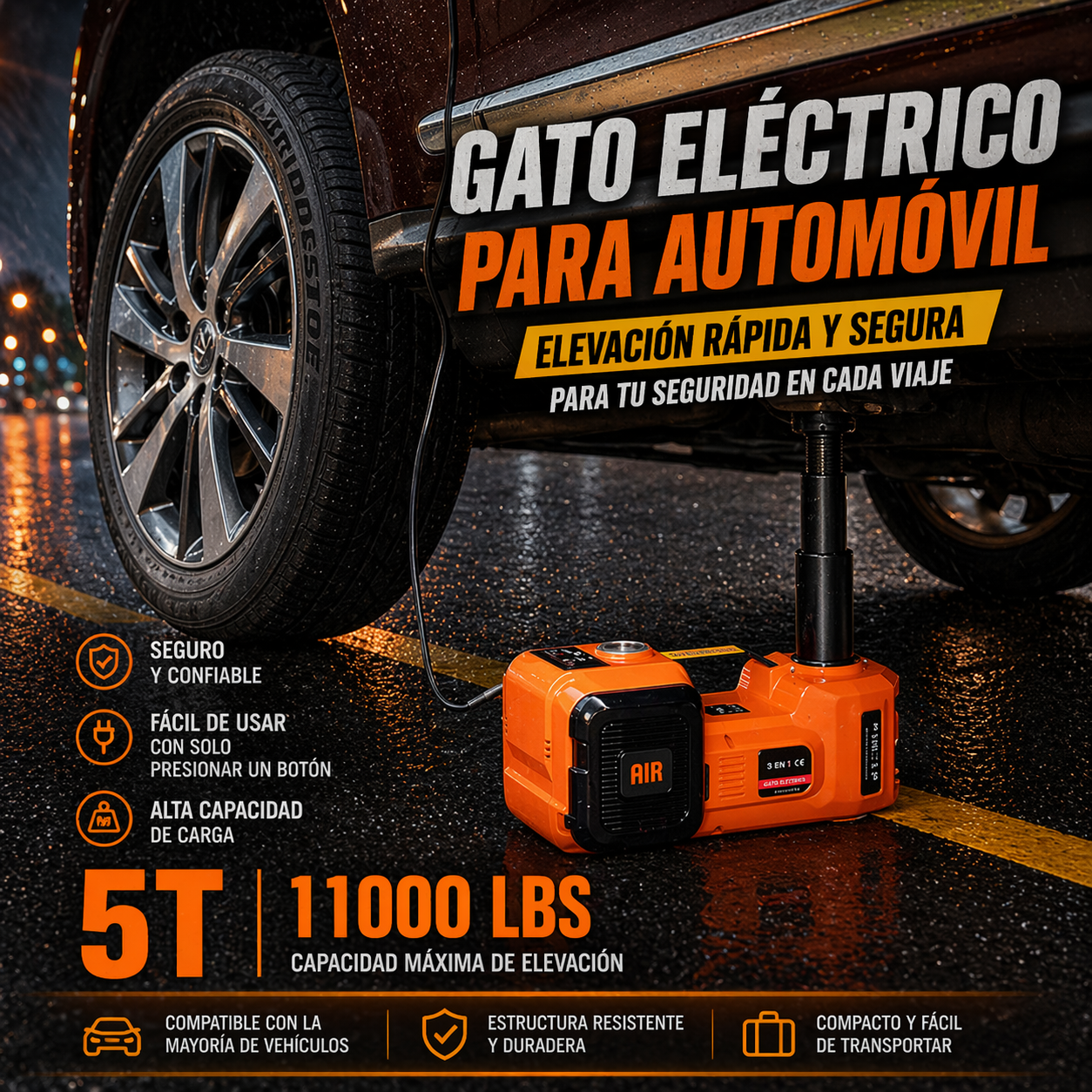 KIT COMPRESOR PORTÁTIL + REGALOS - PROMOCIÓN SOLO HOY