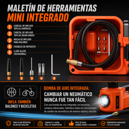KIT COMPRESOR PORTÁTIL + REGALOS - PROMOCIÓN SOLO HOY