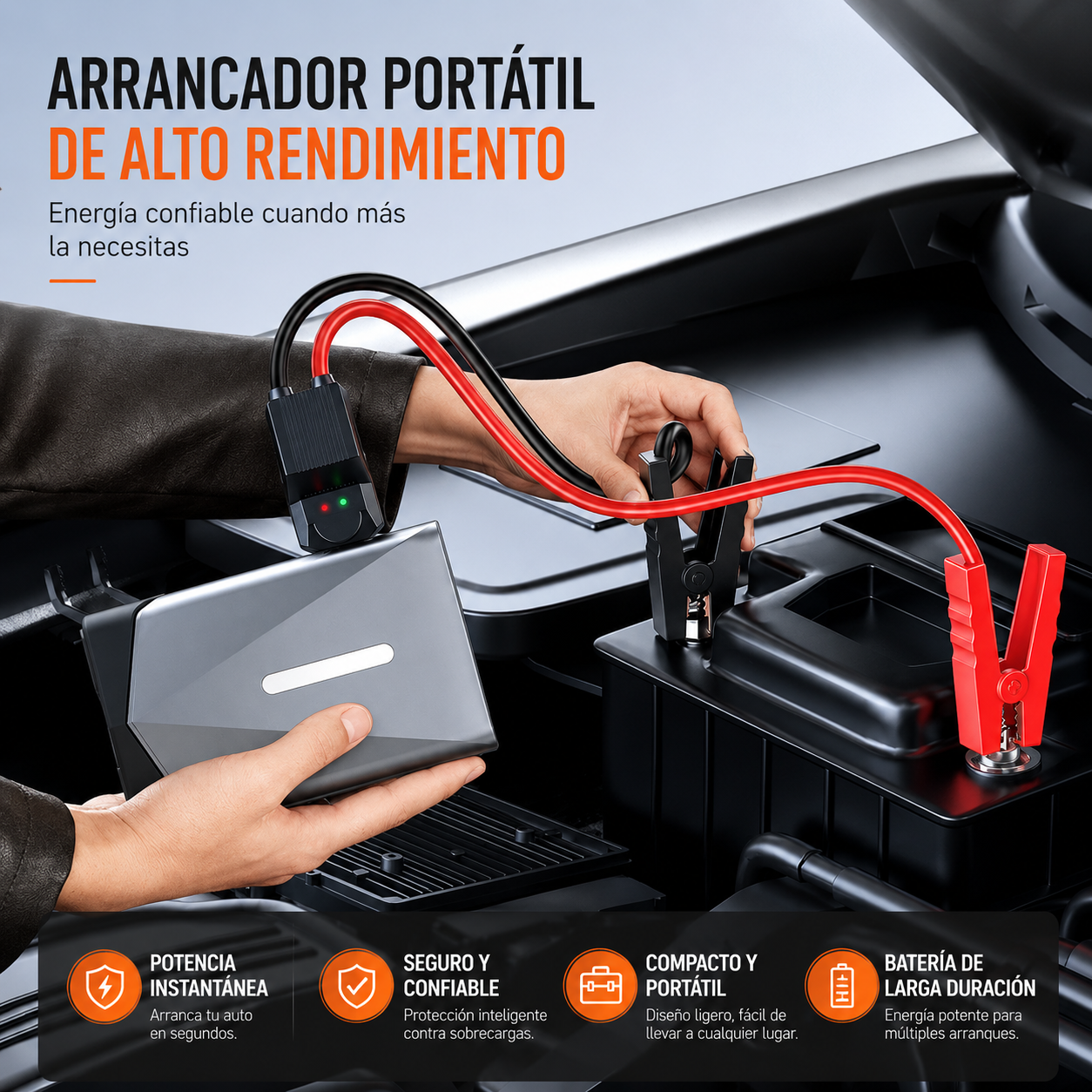 JUNPER RESCATE PRO®  - ARRANCADOR MULTIFUNCIONAL